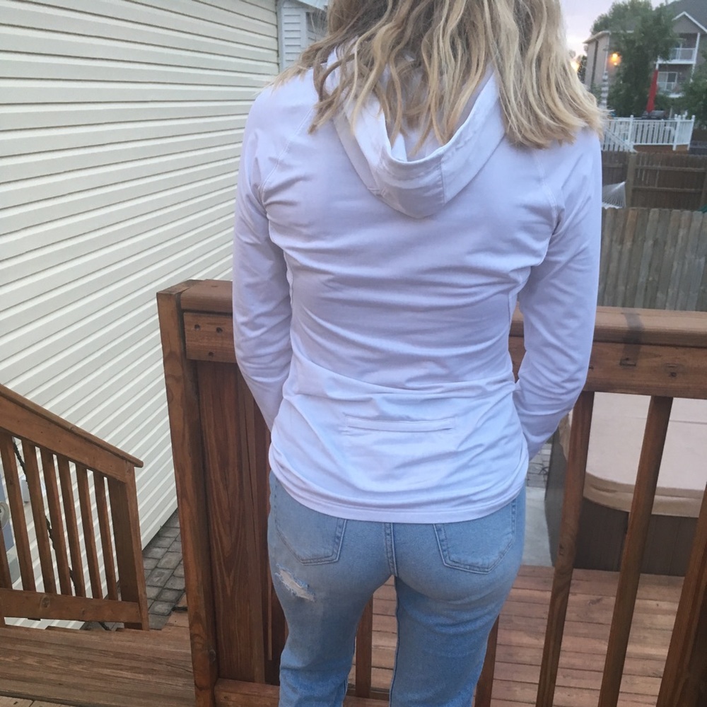 White adidas jacket